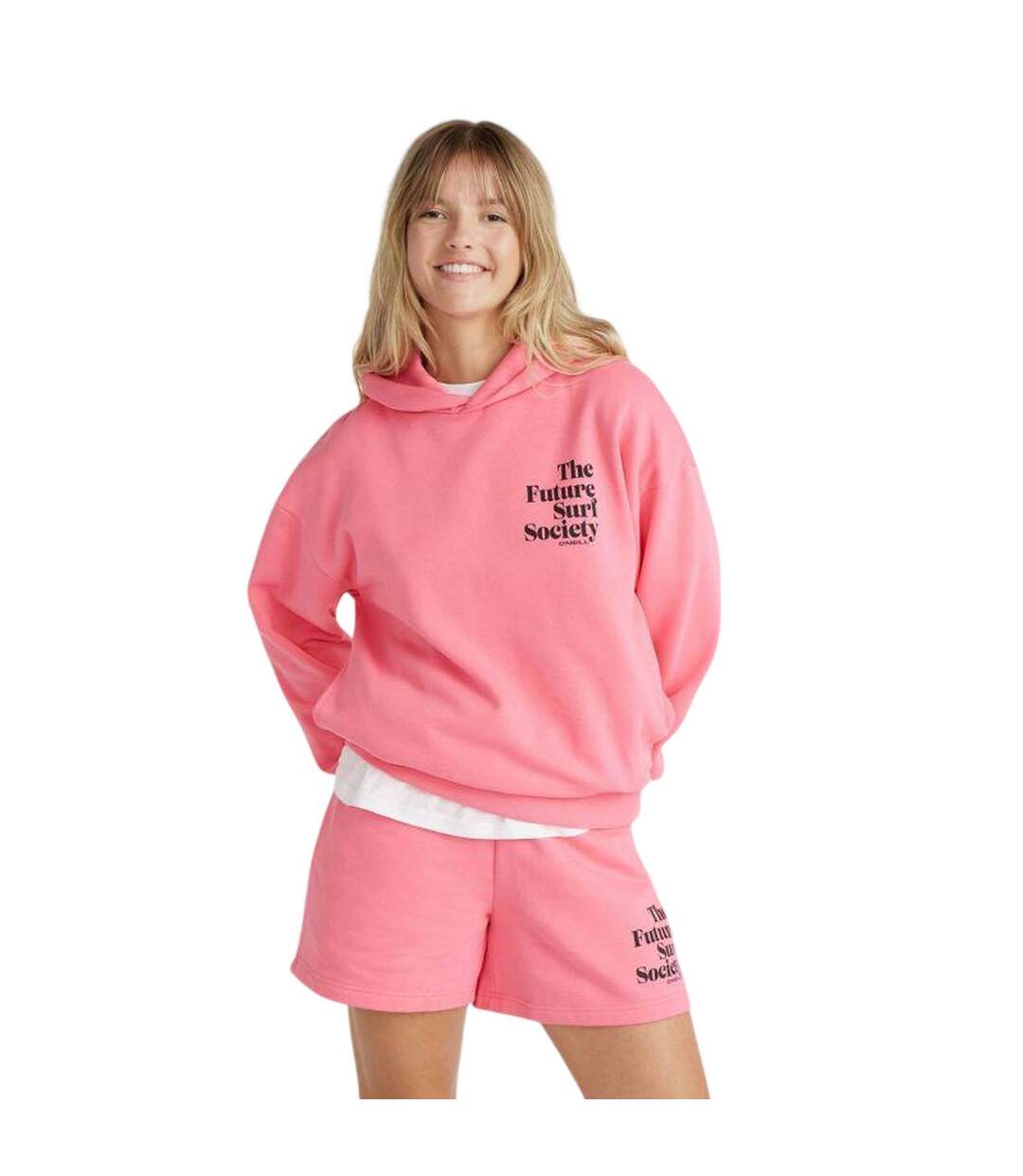 Sweat À Capuche The Future Surf Society Femme Rose O´Neill-4