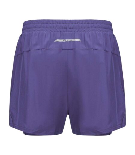 Short De Course Motif/style 2-en-1 Femme Violet Karrimor