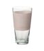Vase Déco en Verre Delph 25cm Transparent & Rose-1