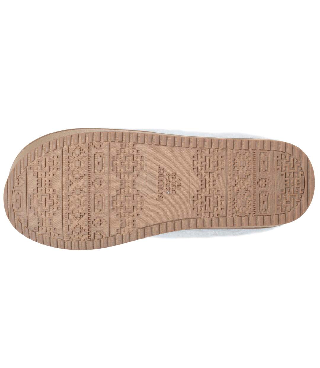 Isotoner Chaussons Mules femme suédine à semelle compensé de 3,5 cm, confort-5