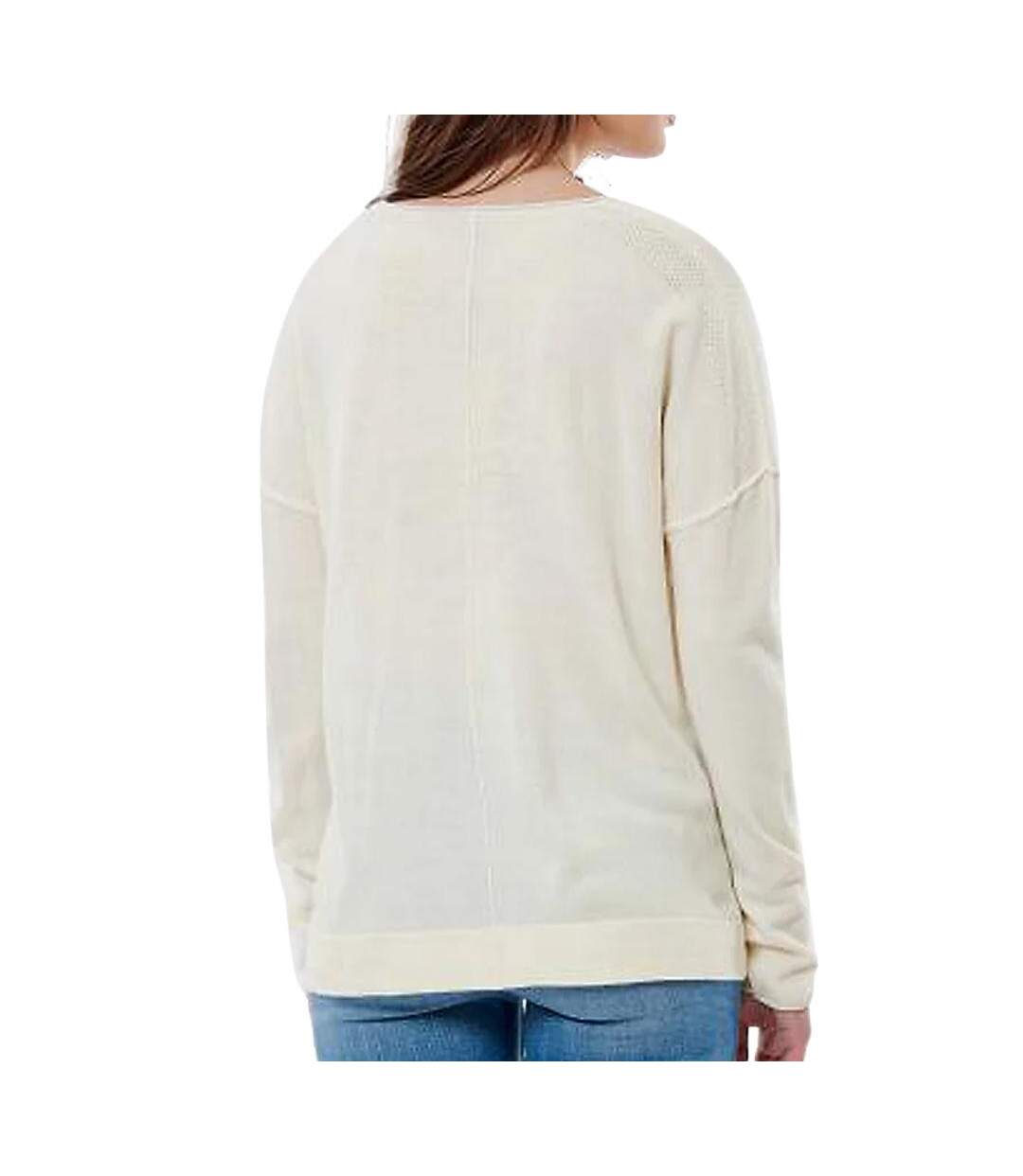 Pull blanc femme kaporal bosckh-2