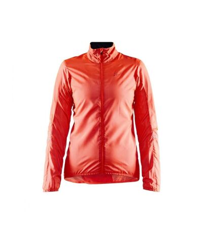 Craft Womens/Ladies Essence Windproof Cycling Jacket (Shocking Orange)