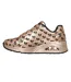 Womens/ladies Hearts Trainers Rose Gold Skechers-2