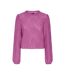 Pull rose femme pieces cringo-1