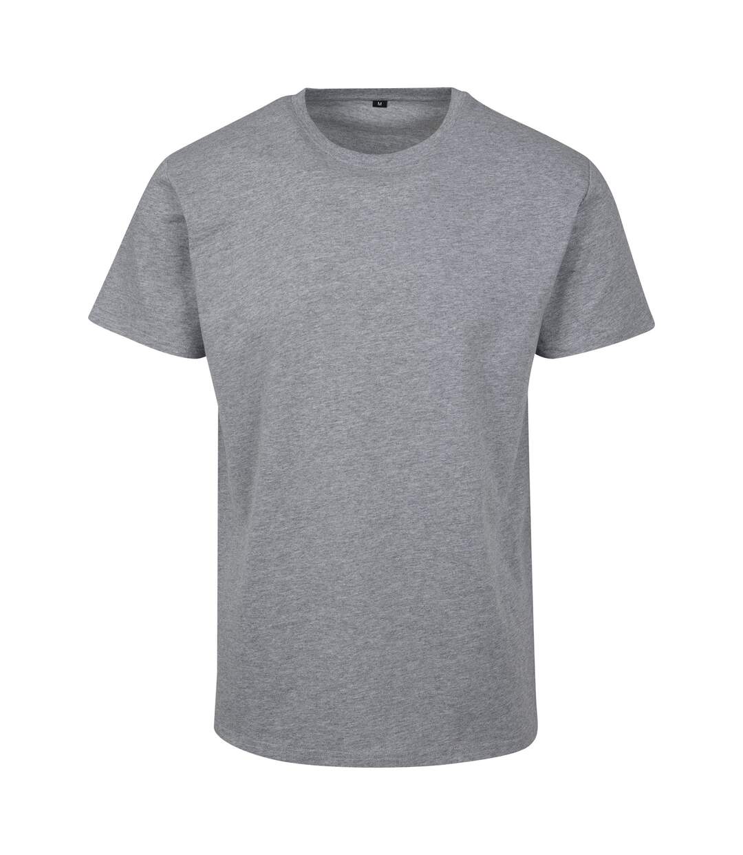 T-shirt Basic Adulte Gris Chiné Build Your Brand-1