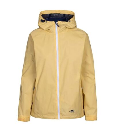 Womens/ladies tayah ii waterproof jacket pale maize Trespass