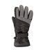 Womens/ladies Glide Waterproof Ski Gloves Jet Black Mountain Warehouse-1