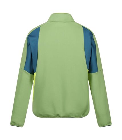 Mens yare viii full zip jacket piquant green/moroccan blue/citron lime Regatta