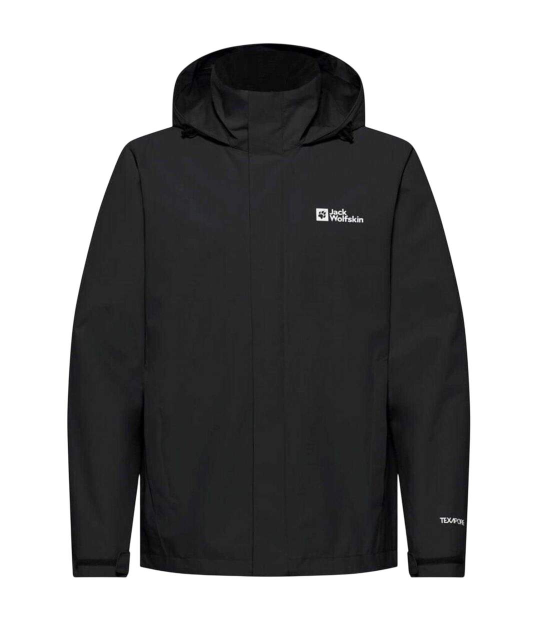 Mens Trailtime Waterproof Jacket Black Jack Wolfskin-2