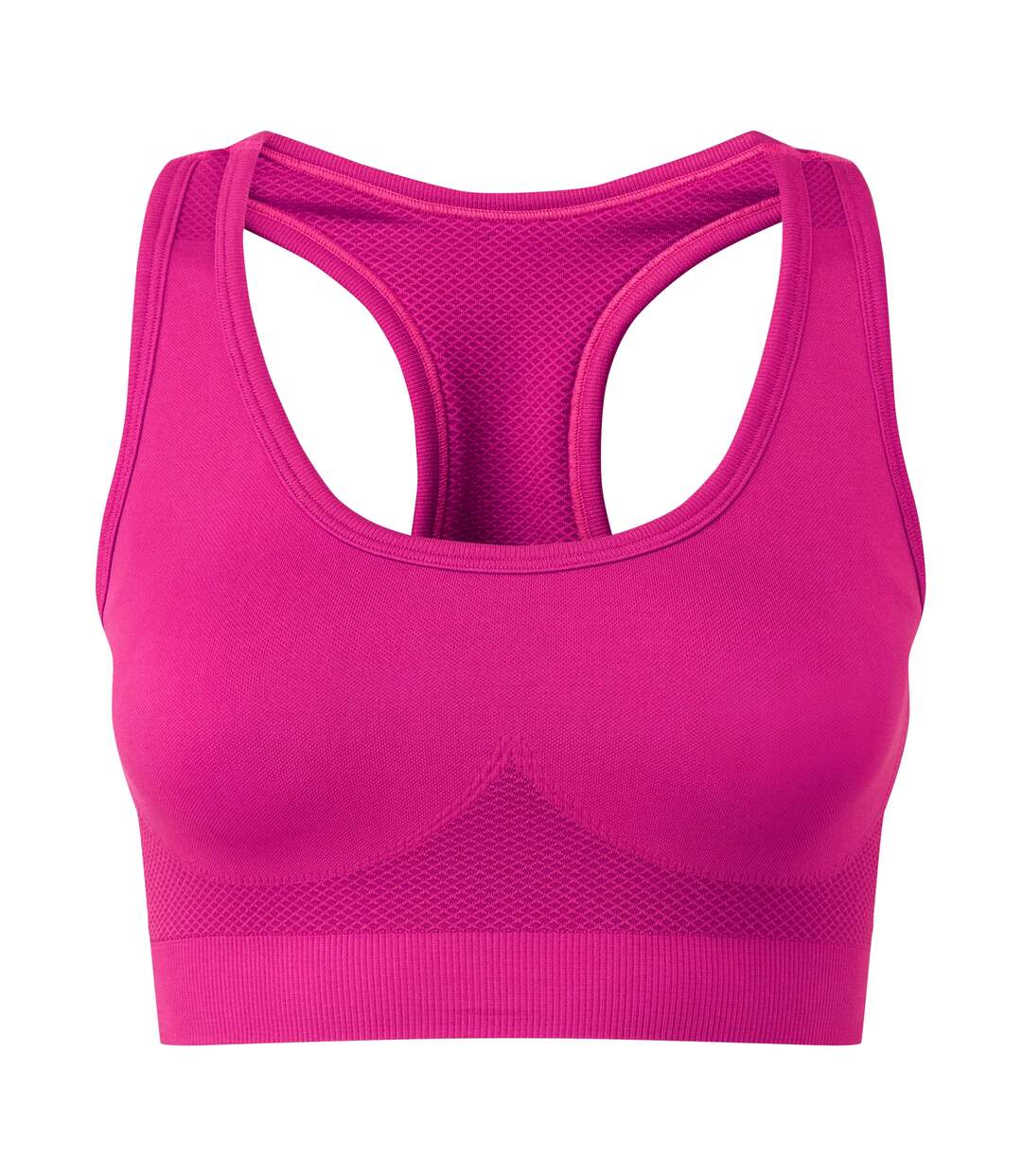 Brassière de sport femme fuchsia TriDri