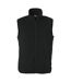 Mens Basic Polar Fleece Gilet Black Clique-1