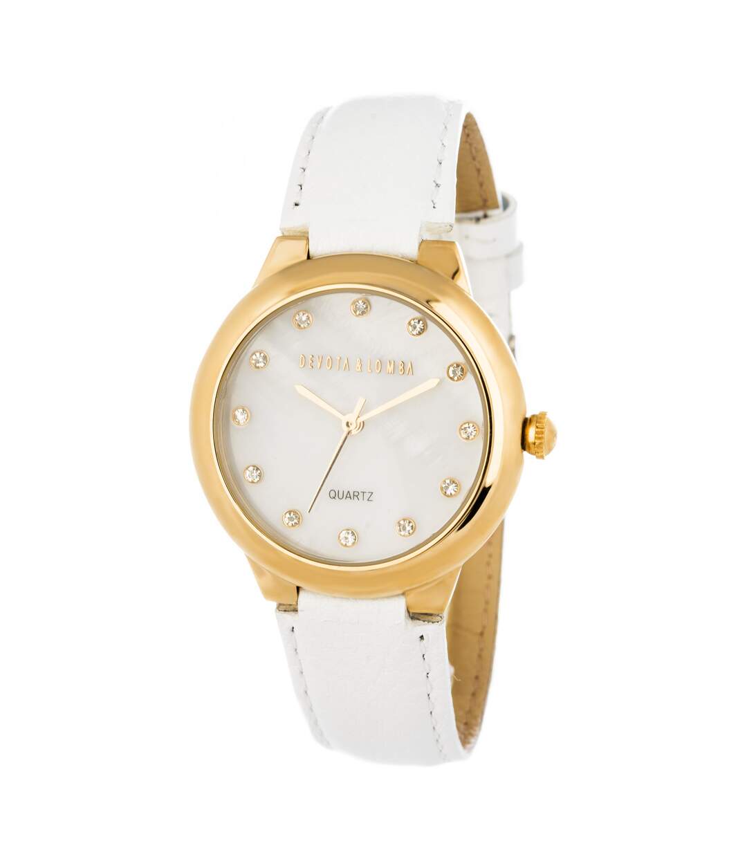 Montre Femme Devota & Lomba Quartz Dl006Wn-02Whi