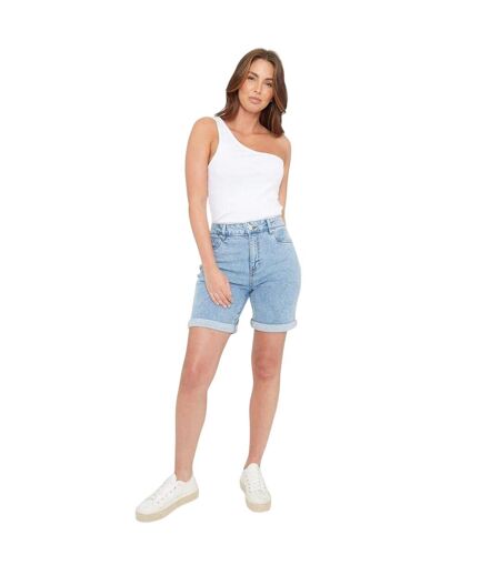 Haut 1 Épaule Motif/style Côtelé Femme Blanc Be You