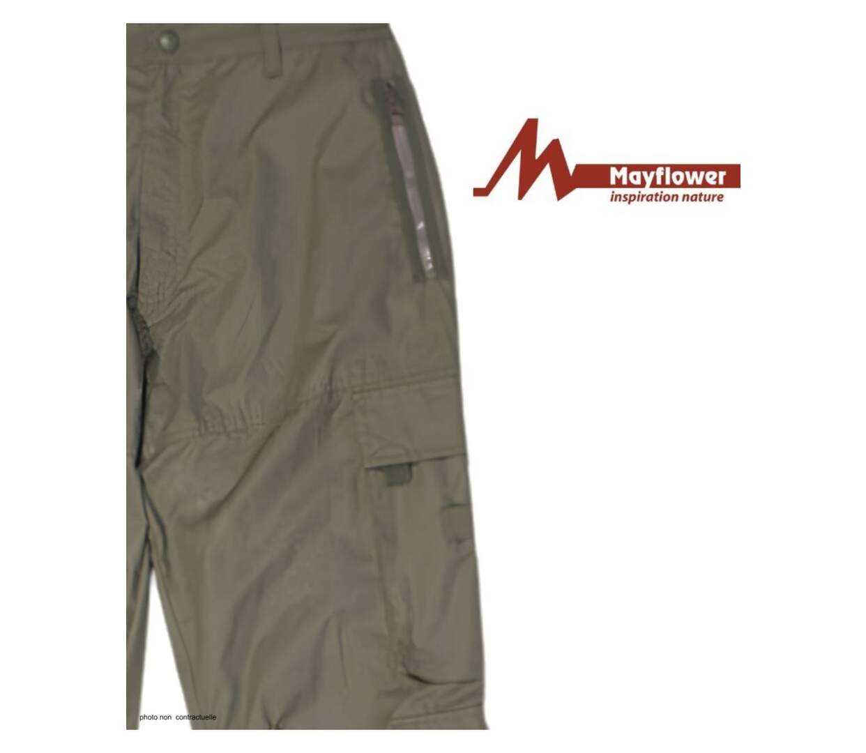 MAYFLOWER E0166K - Pantalon cargo doublé kaki : chaleur et robustesse pour l'extérieur-4