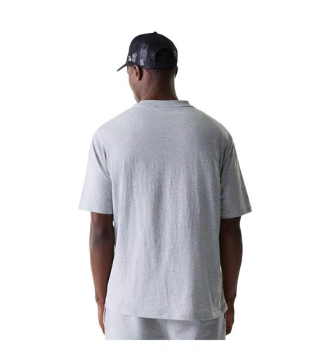 T-shirt Motif/style Logo Brodé Femme Gris Chiné New York Yankees