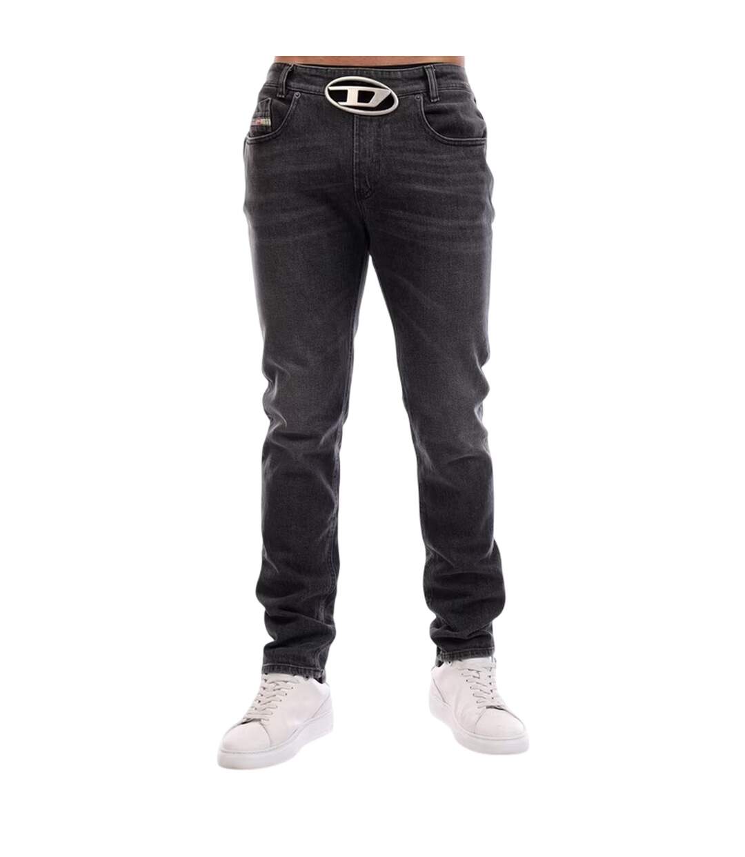 Jean Motif/style D Striket Homme Noir Gris Bleu Denim Diesel-3