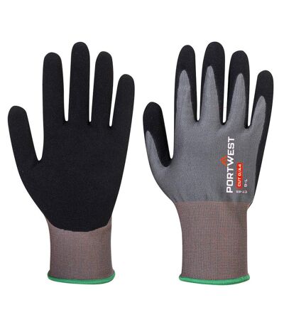 Portwest Mens CT45 Nitrile Gloves (Gray/Black) (XS) - UTPW181