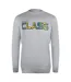 Unisex Adult Floral Logo Sweatshirt Grey Melange Cavalli Class-1