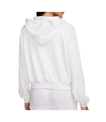 Sweat zippé gris chiné femme nike fn2415