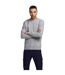 Mens Basic Sweatshirt Light Grey Jack And Jones-4