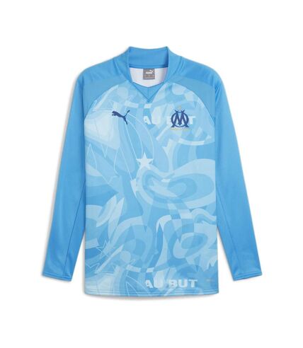 OM Sweat Prématch Bleu Homme Puma 23/24 - L