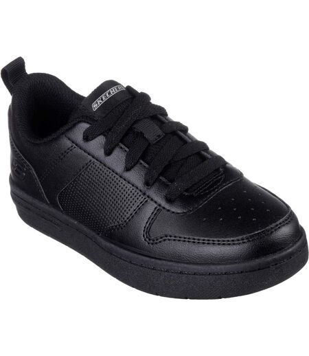 Baskets smooth street -genzo garçon noir Skechers