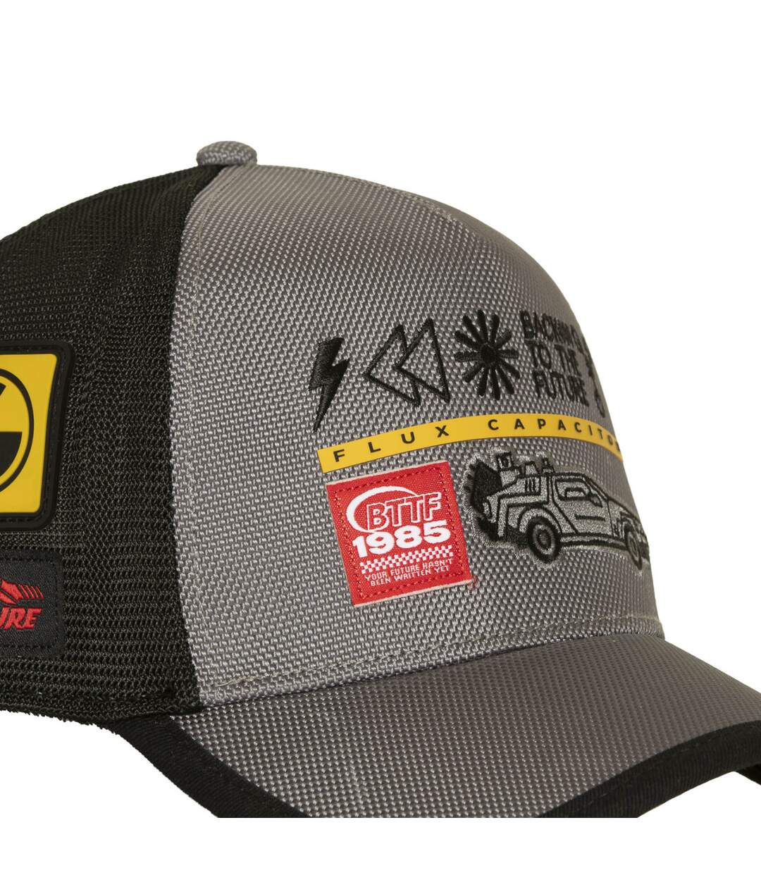 Casquette trucker premium canva avec filet Back to the future Capslab-3