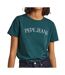 T-shirt Bleu Femme Pepe jeans Vio - M