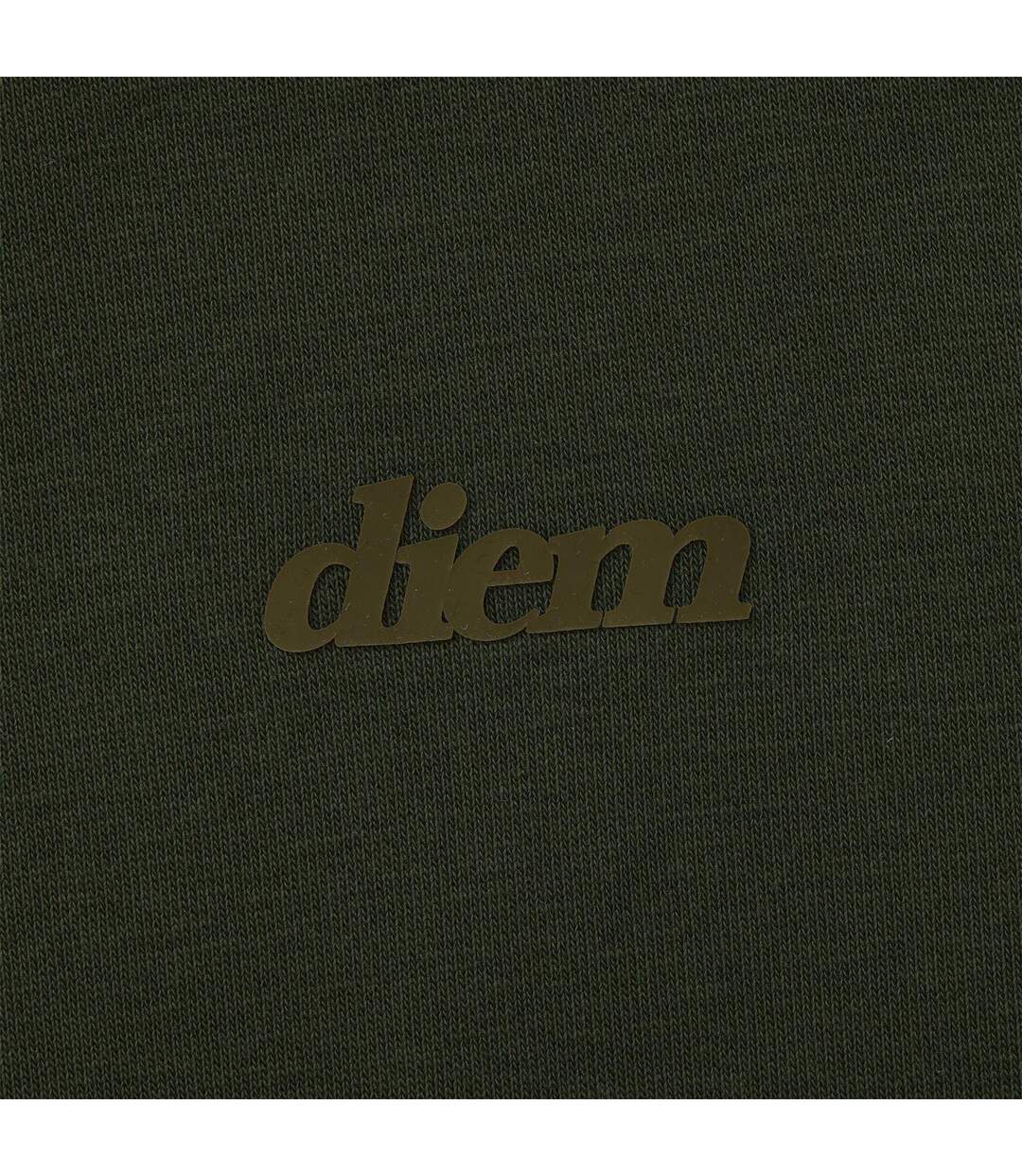 Sweat À Capuche Avec Cordons Angler Homme Vert Diem-4