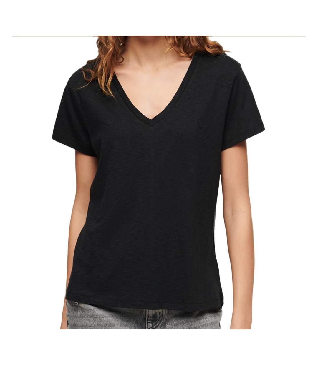 T-shirt Noir Femme Superdry Studios - L-1