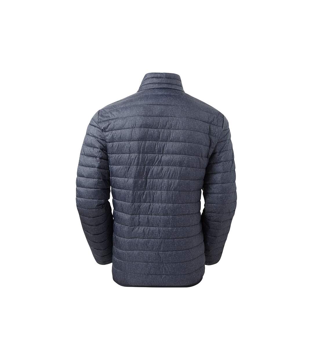 Mens melange padded jacket navy melange 2786