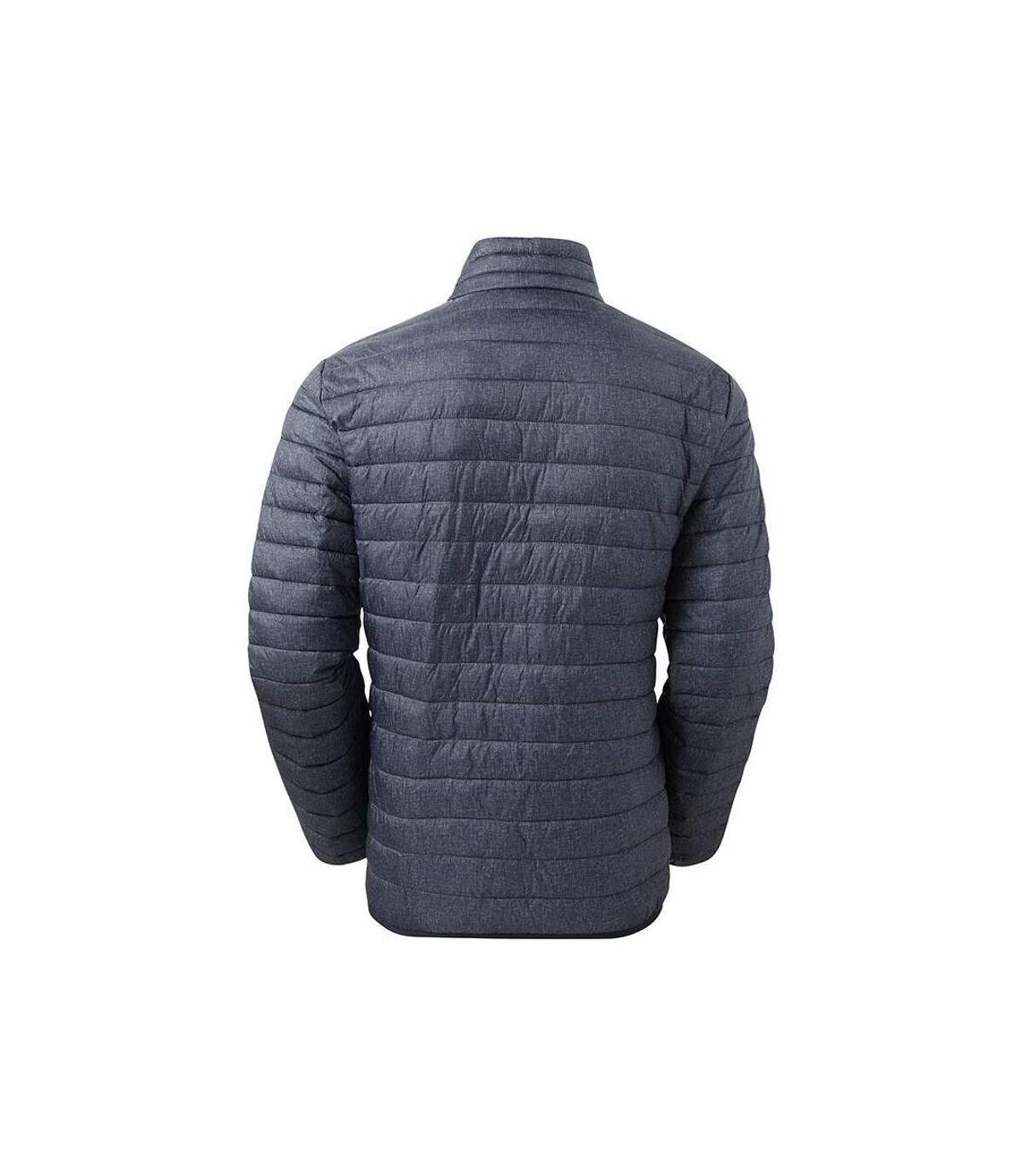 2786 Mens Melange Padded Jacket (Navy Melange)