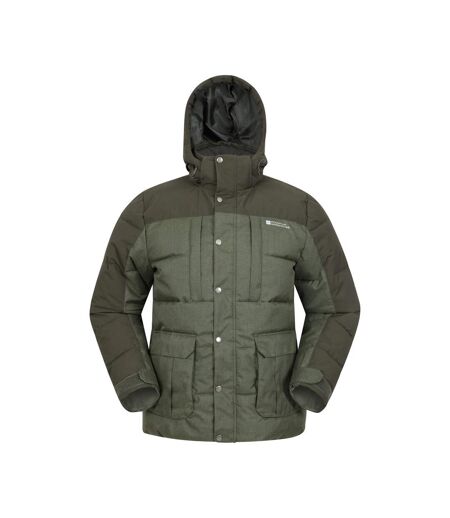 Doudoune Matelassée Shock Homme Vert Kaki Mountain Warehouse