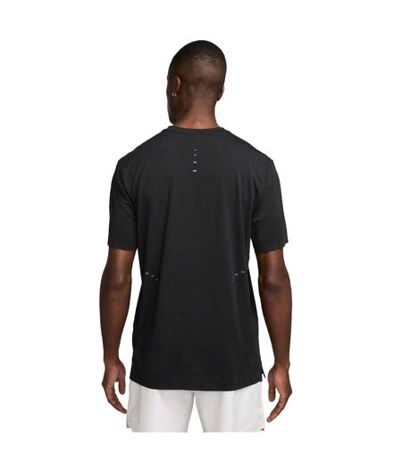 Mens Pinnacle Dri-fit Running T-shirt Black Nike