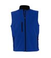 SOLS Mens Rallye Soft Shell Bodywarmer Jacket (Royal Blue)
