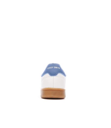 Baskets blanches/bleu femme teddy smith 120131