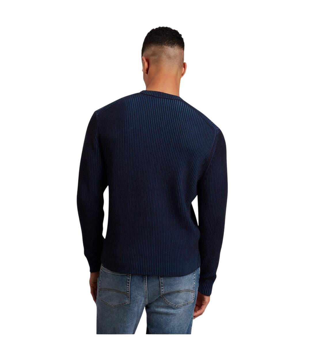 Mens Regular Sweater Top Navy Ted Baker-3