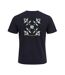 T-Shirt marine homme oxbow fuzzy-2