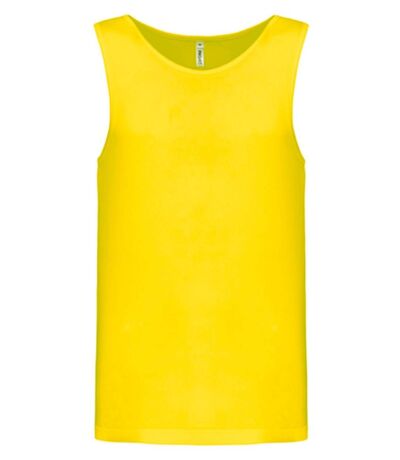 Débardeur de sport - Homme - PA441 - jaune fluo