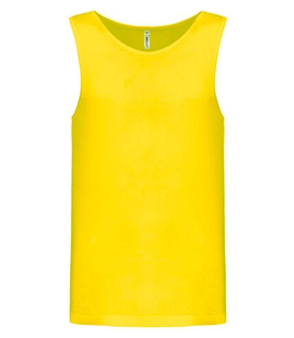 Débardeur de sport - Homme - PA441 - jaune fluo