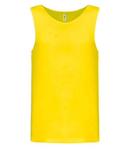 Débardeur de sport - Homme - PA441 - jaune fluo