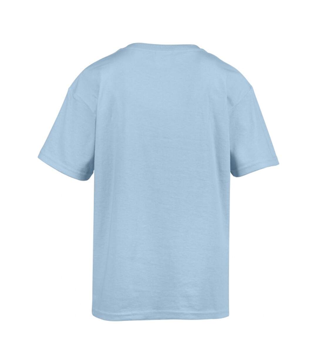 T-shirt softstyle homme bleu clair Gildan