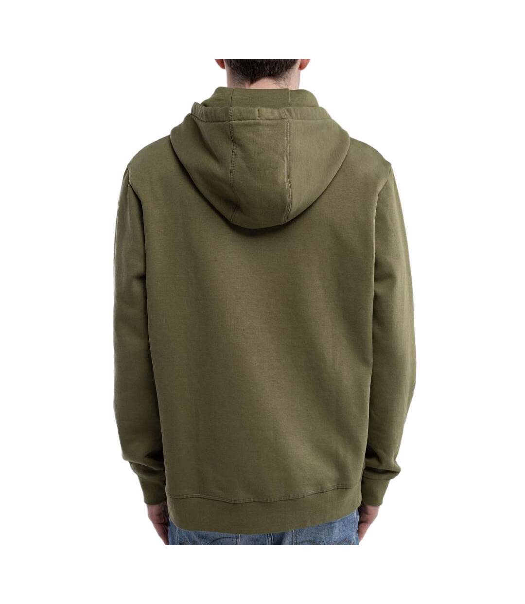 Sweat à capuche kaki homme teddy smith nark-2