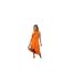 Robe 1 Épaule Femme Orange Sang AX Paris-1