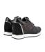 Baskets Motif/style Matelassé Femme Noir Mod-2