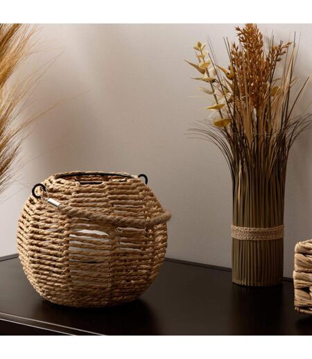 Lanterne Ronde Déco Maty 18cm Naturel