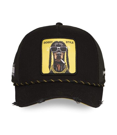 Casquette trucker premium avec filet et patch Doggy style Capslab