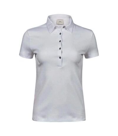 Polo femme blanc Tee Jays