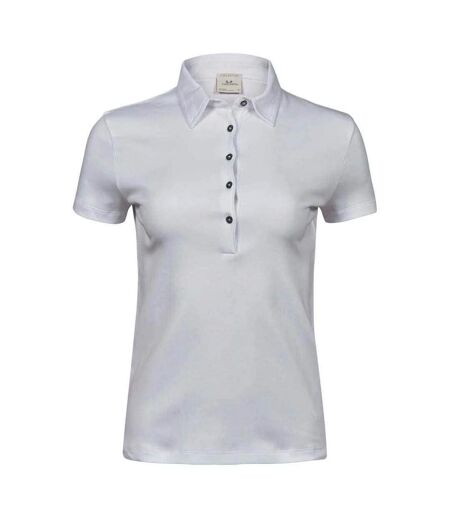 Polo femme blanc Tee Jays