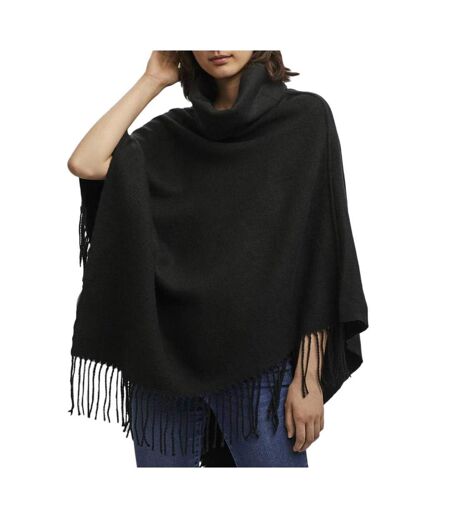 Poncho noir femme vero moda kleo
